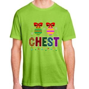 Chestnuts Matching Funny Christmas Couples Chest Nuts Gift Adult ChromaSoft Performance T-Shirt