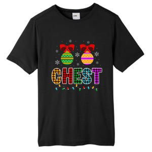 Chestnuts Matching Funny Christmas Couples Chest Nuts Gift Tall Fusion ChromaSoft Performance T-Shirt