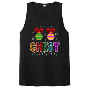 Chestnuts Matching Funny Christmas Couples Chest Nuts Gift PosiCharge Competitor Tank