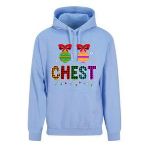 Chestnuts Matching Funny Christmas Couples Chest Nuts Gift Unisex Surf Hoodie