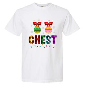 Chestnuts Matching Funny Christmas Couples Chest Nuts Gift Garment-Dyed Heavyweight T-Shirt