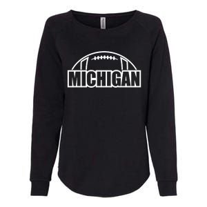 Cool Michigan Football Womens California Wash Sweatshirt