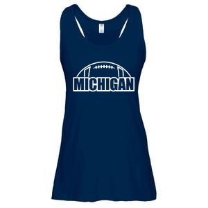 Cool Michigan Football Ladies Essential Flowy Tank