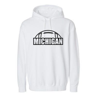 Cool Michigan Football Garment-Dyed Fleece Hoodie