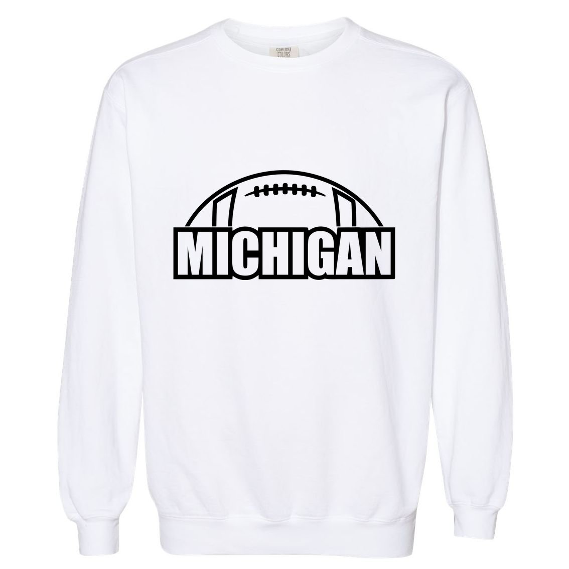 Cool Michigan Football Garment-Dyed Sweatshirt