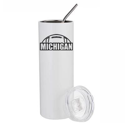 Cool Michigan Football Stainless Steel Tumbler