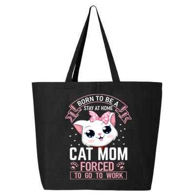 Cat Mom Funny Graphic Novelty Mama Cat Lover Gift 25L Jumbo Tote