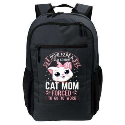 Cat Mom Funny Graphic Novelty Mama Cat Lover Gift Daily Commute Backpack