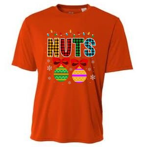 Chestnuts Matching Funny Christmas Couples Chest Nuts Cooling Performance Crew T-Shirt