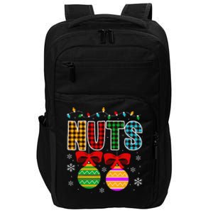 Chestnuts Matching Funny Christmas Couples Chest Nuts Impact Tech Backpack