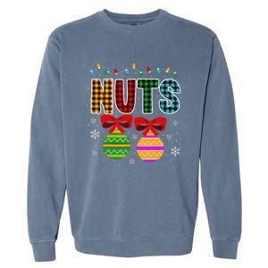 Chestnuts Matching Funny Christmas Couples Chest Nuts Garment-Dyed Sweatshirt