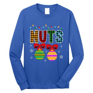 Chestnuts Matching Funny Christmas Couples Chest Nuts Long Sleeve Shirt