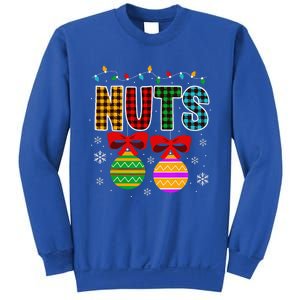 Chestnuts Matching Funny Christmas Couples Chest Nuts Sweatshirt