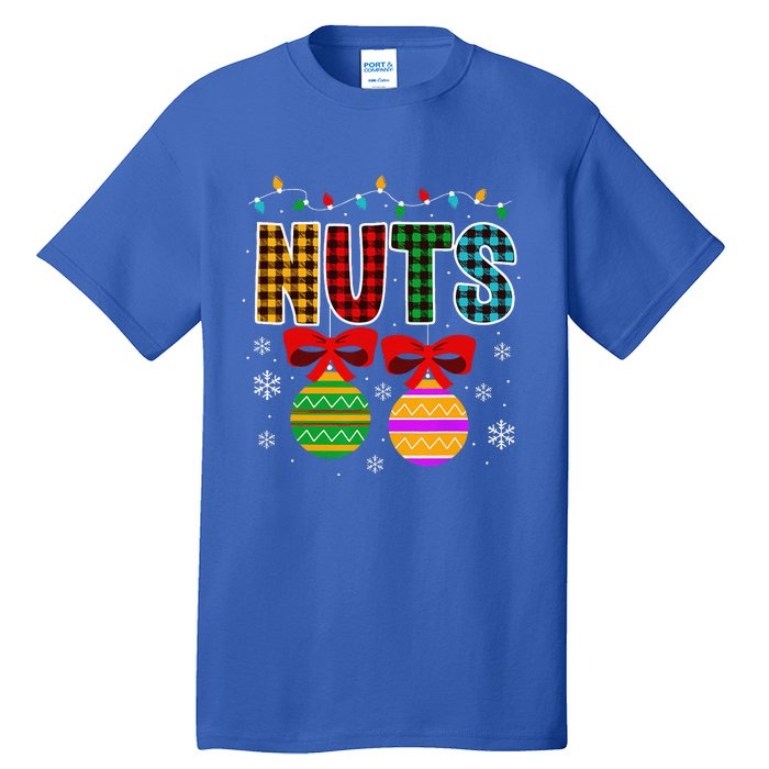 Chestnuts Matching Funny Christmas Couples Chest Nuts Tall T-Shirt