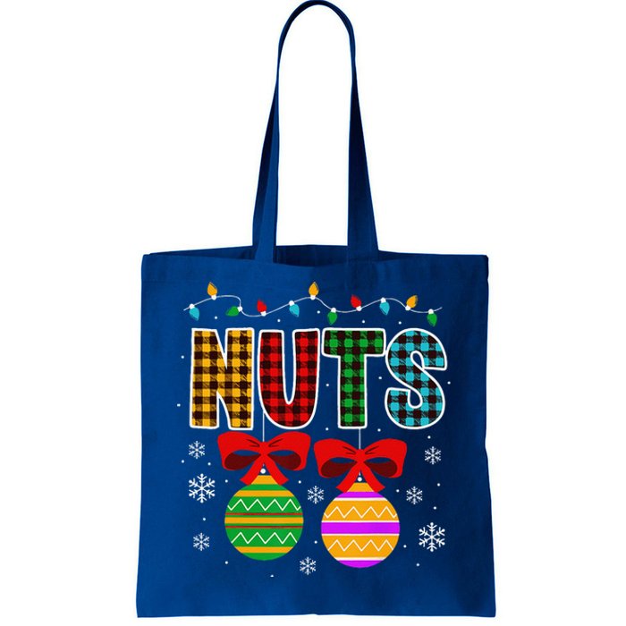 Chestnuts Matching Funny Christmas Couples Chest Nuts Tote Bag