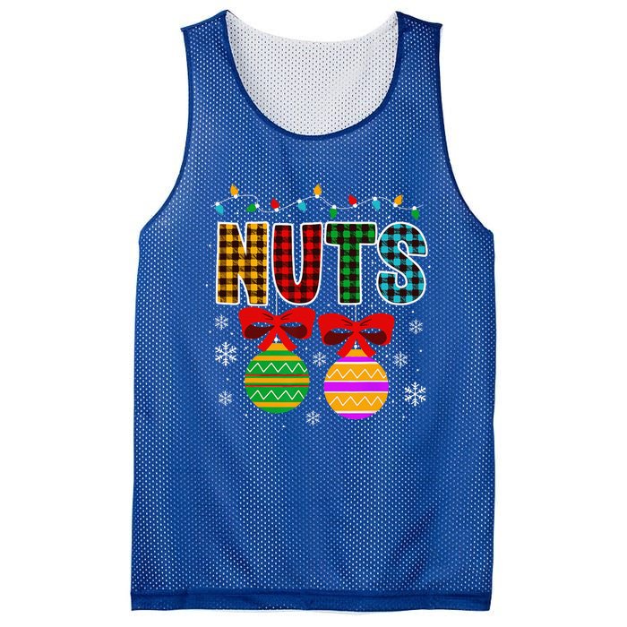 Chestnuts Matching Funny Christmas Couples Chest Nuts Mesh Reversible Basketball Jersey Tank