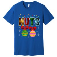 Chestnuts Matching Funny Christmas Couples Chest Nuts Premium T-Shirt