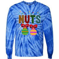 Chestnuts Matching Funny Christmas Couples Chest Nuts Tie-Dye Long Sleeve Shirt