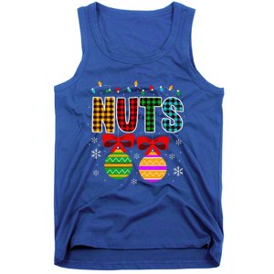 Chestnuts Matching Funny Christmas Couples Chest Nuts Tank Top