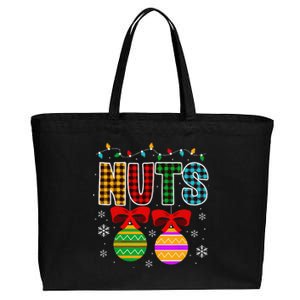 Chestnuts Matching Funny Christmas Couples Chest Nuts Cotton Canvas Jumbo Tote