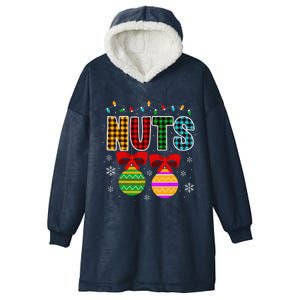 Chestnuts Matching Funny Christmas Couples Chest Nuts Hooded Wearable Blanket