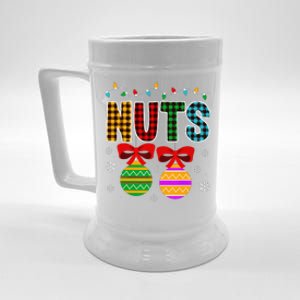 Chestnuts Matching Funny Christmas Couples Chest Nuts Beer Stein