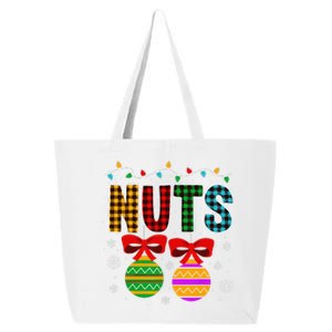 Chestnuts Matching Funny Christmas Couples Chest Nuts 25L Jumbo Tote