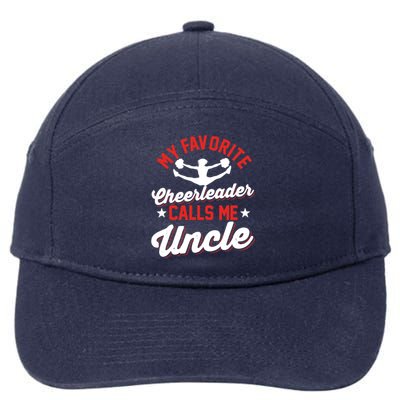 Cheerleading | My Favorite Cheerleader Calls Me Uncle 7-Panel Snapback Hat