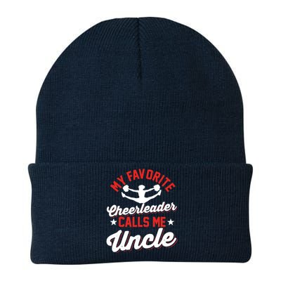 Cheerleading | My Favorite Cheerleader Calls Me Uncle Knit Cap Winter Beanie