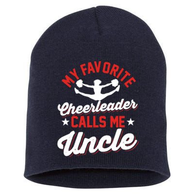 Cheerleading | My Favorite Cheerleader Calls Me Uncle Short Acrylic Beanie