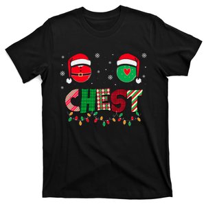 Chestnuts Matching Family Funny Chest Nuts Christmas Couples T-Shirt