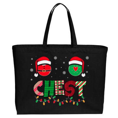 Chestnuts Matching Family Funny Chest Nuts Christmas Couples Cotton Canvas Jumbo Tote