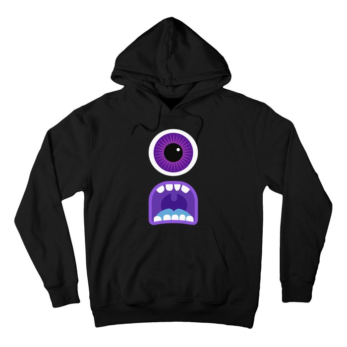 Cute Monster Face Costume Halloween Hoodie