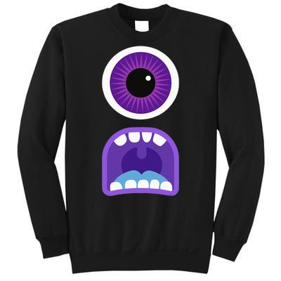 Cute Monster Face Costume Halloween Sweatshirt