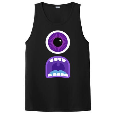 Cute Monster Face Costume Halloween PosiCharge Competitor Tank