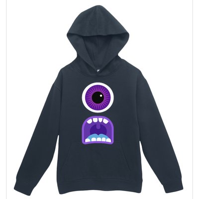 Cute Monster Face Costume Halloween Urban Pullover Hoodie