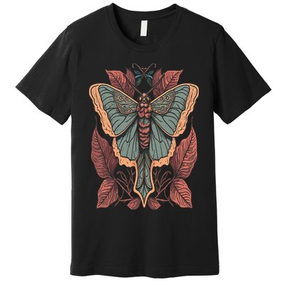 Cottagecore Moth Fairycore Aesthetic Premium T-Shirt