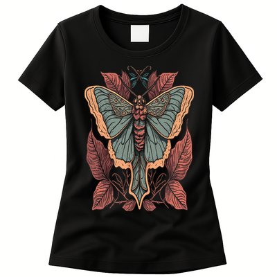 Cottagecore Moth Fairycore Aesthetic Womens T-Shirt