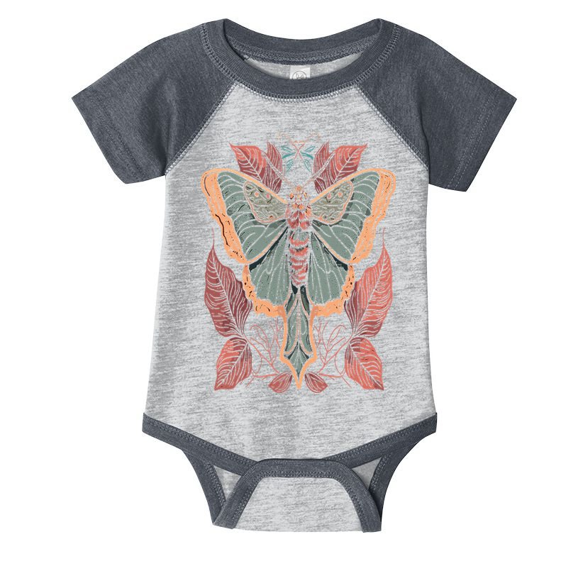 Cottagecore Moth Fairycore Aesthetic Infant Baby Jersey Bodysuit