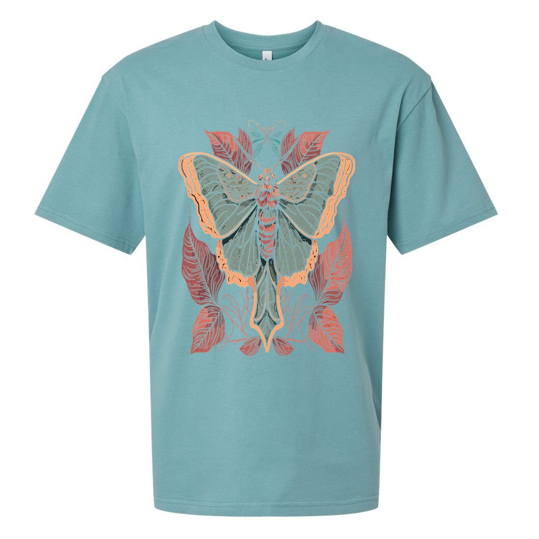 Cottagecore Moth Fairycore Aesthetic Sueded Cloud Jersey T-Shirt