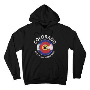 Colorado Marijuana Funny Cannabis Weed Lover Hoodie