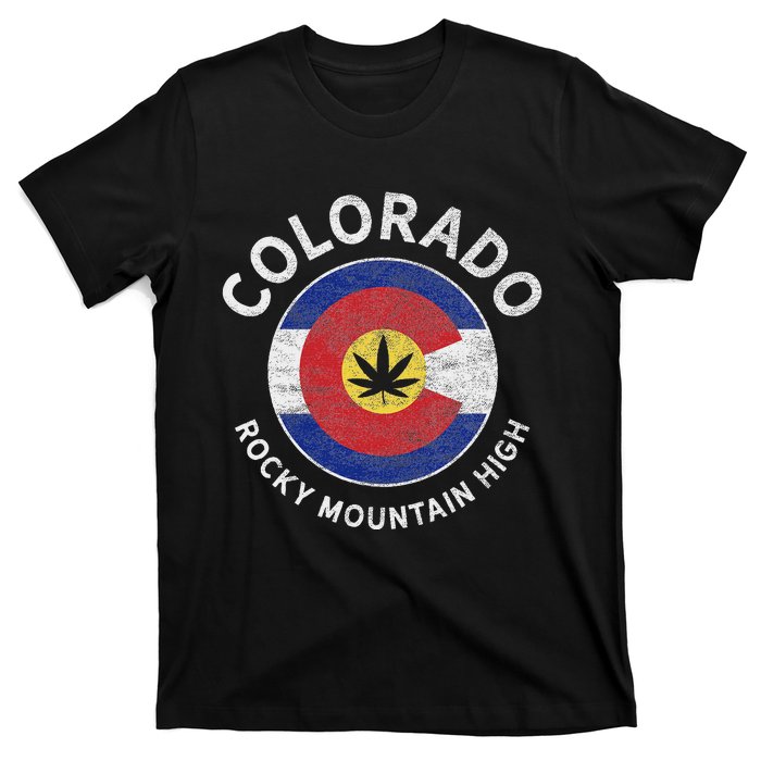 Colorado Marijuana Funny Cannabis Weed Lover T-Shirt