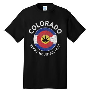 Colorado Marijuana Funny Cannabis Weed Lover Tall T-Shirt