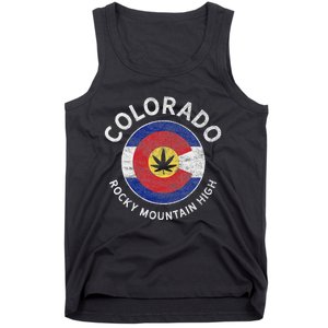 Colorado Marijuana Funny Cannabis Weed Lover Tank Top