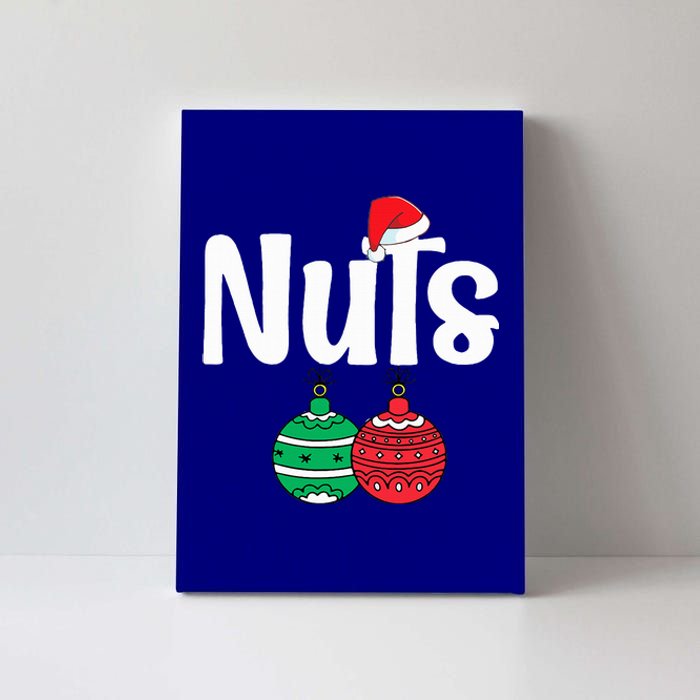 Chestnuts Matching Family Funny Chest Nuts Christmas Couples  Canvas