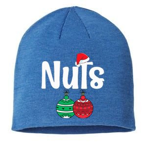 Chestnuts Matching Family Funny Chest Nuts Christmas Couples  Sustainable Beanie