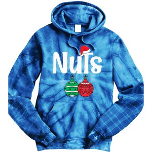 Chestnuts Matching Family Funny Chest Nuts Christmas Couples  Tie Dye Hoodie