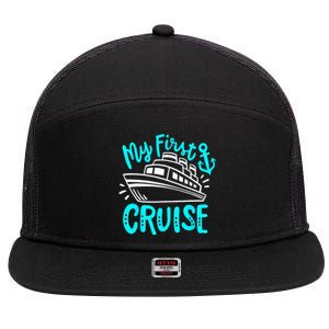 Cruise My First Cruise 7 Panel Mesh Trucker Snapback Hat