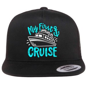 Cruise My First Cruise Flat Bill Trucker Hat