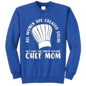 Chef Mom Funny Cook Cooking Mothers Day Baking Culinary Mama Gift Tall Sweatshirt